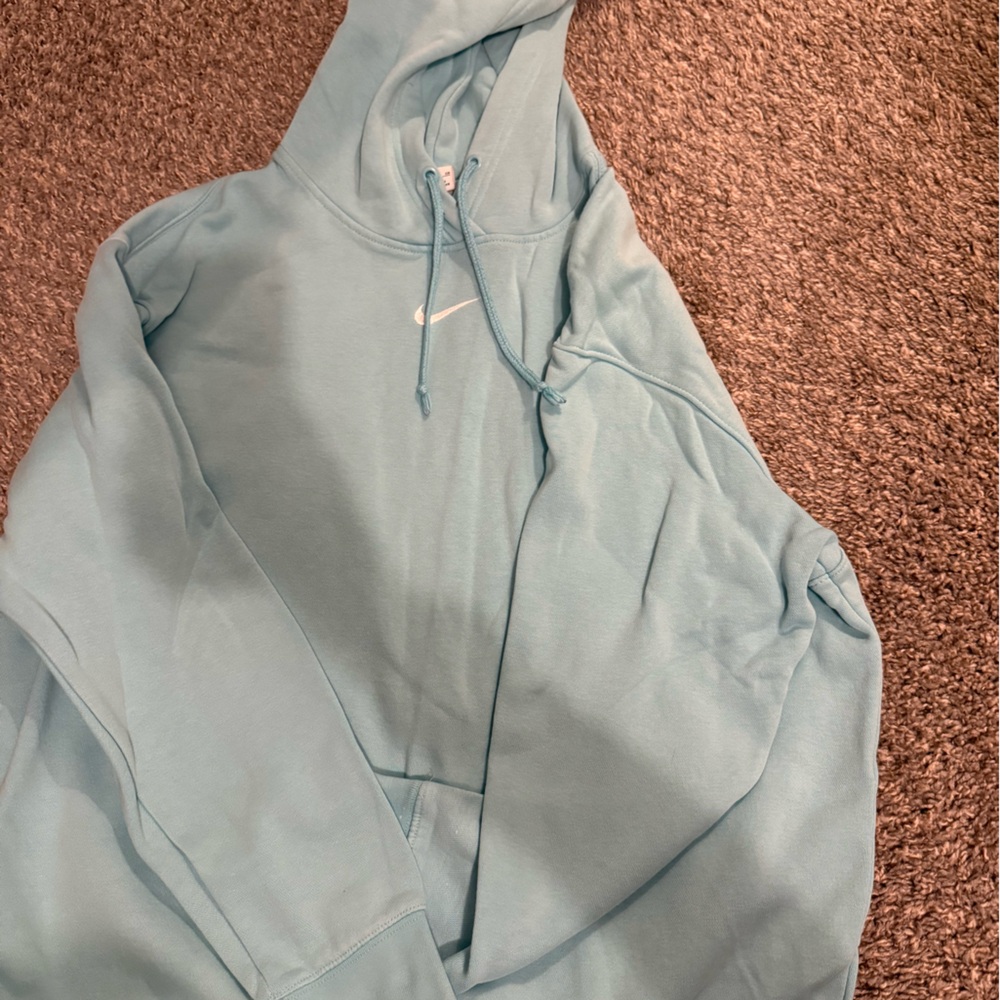 Light Blue Nike Hoodie